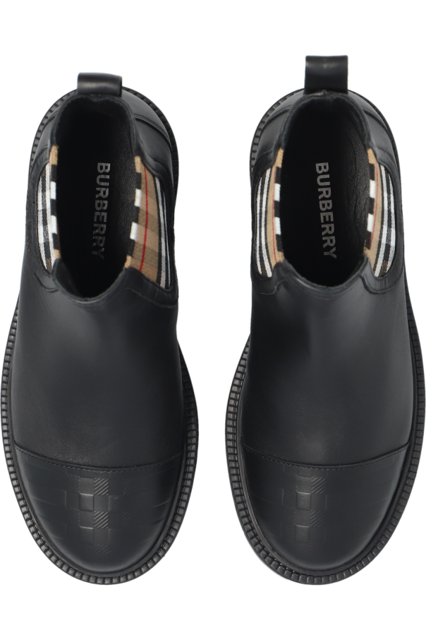 Infant burberry boots discount